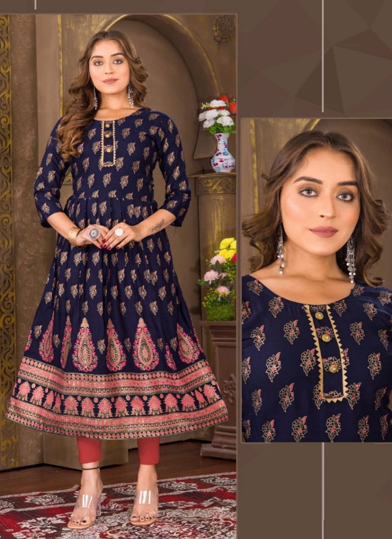 Blueberry Vol 1 Exclusive Designer Wear Wholesale Anarkali Kurtis
